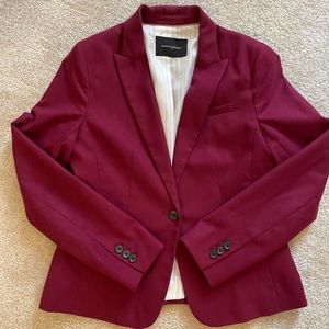 Banana Republic warm berry blazer